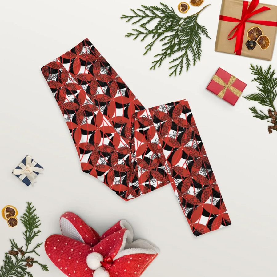 JoBeth Designed- Red ⭕ Adult Leggings👖 product image (7)