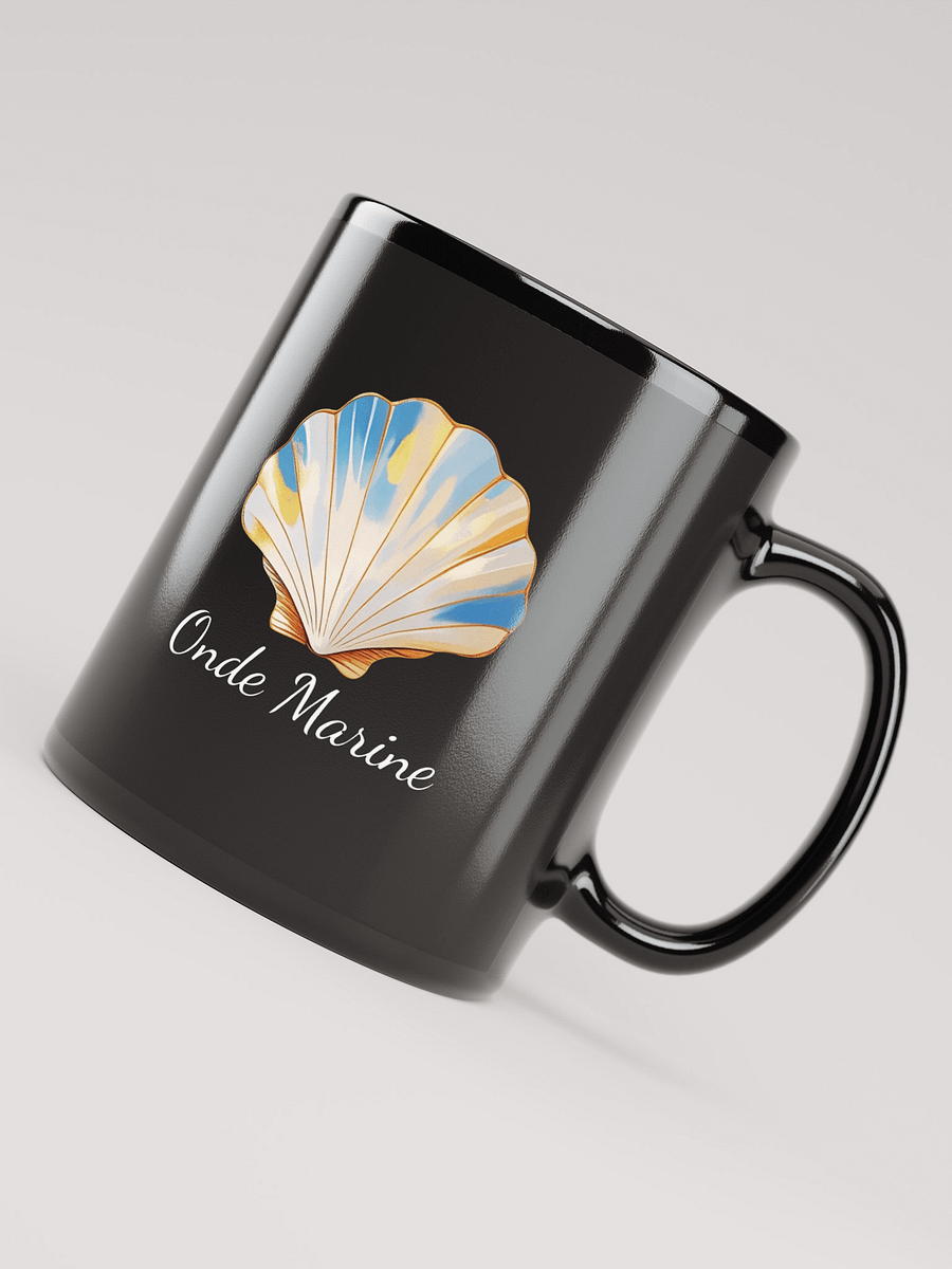 Mug Noir - Onde Marine - Idée Cadeau Orignal product image (4)
