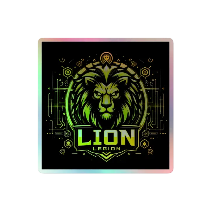 Lion Legion Holographic Sticker Sheet product image (2)