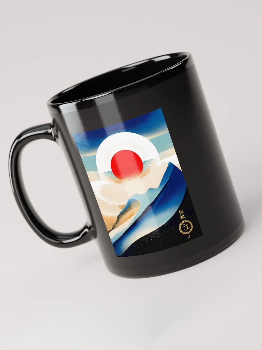 Geometric abstract art in Japanese style (front & back) product image (3)