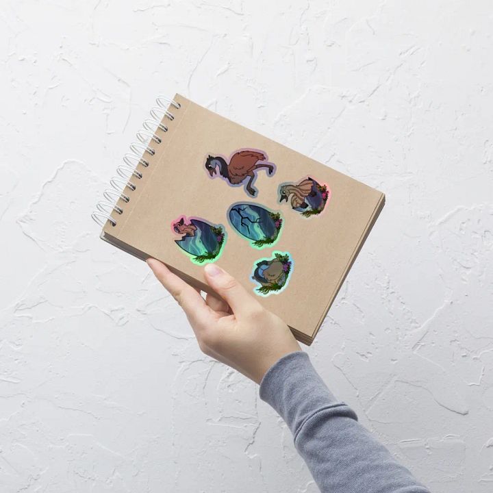 RAWR Tide Holographic Stickers product image (2)