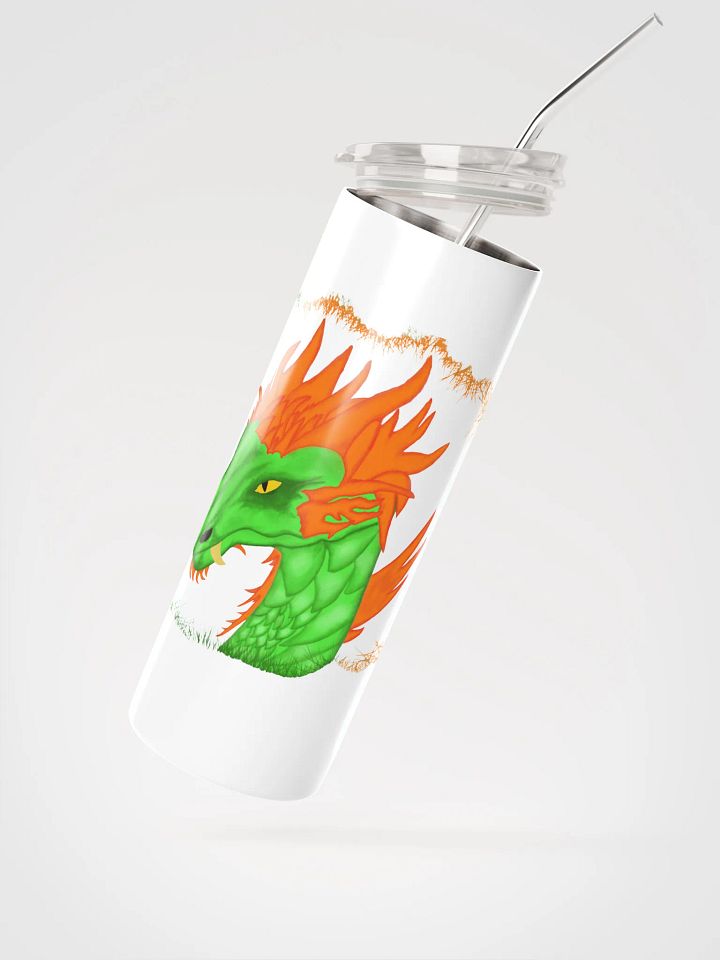 Flaming Dragon Stainless Steel Tumbler product image (2)