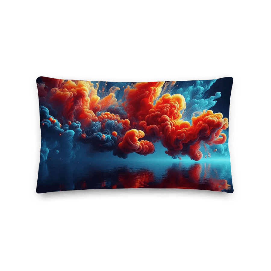 Ethereal Sky Reflection Premium Pillow product image (3)