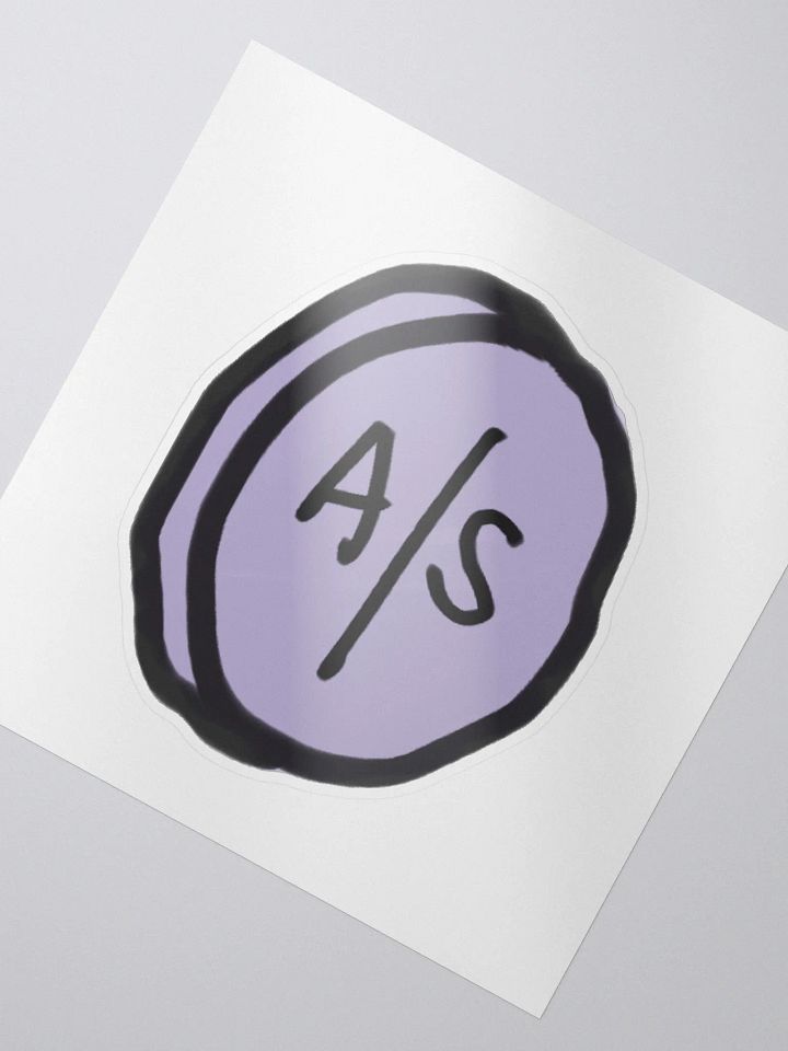 AS Initials (Gen 1) Sticker product image (2)
