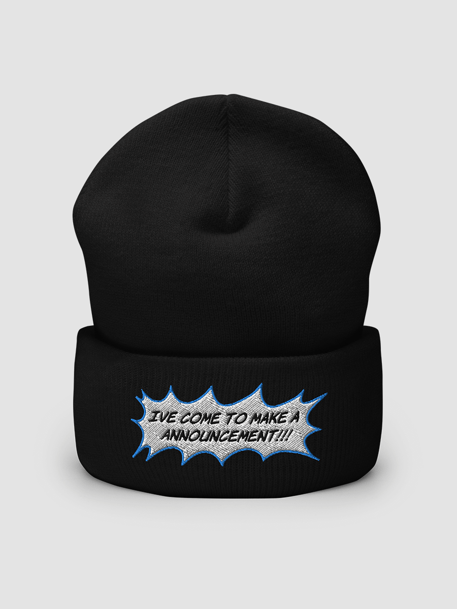 ANNOUCEMENT BEANIE product image (2)