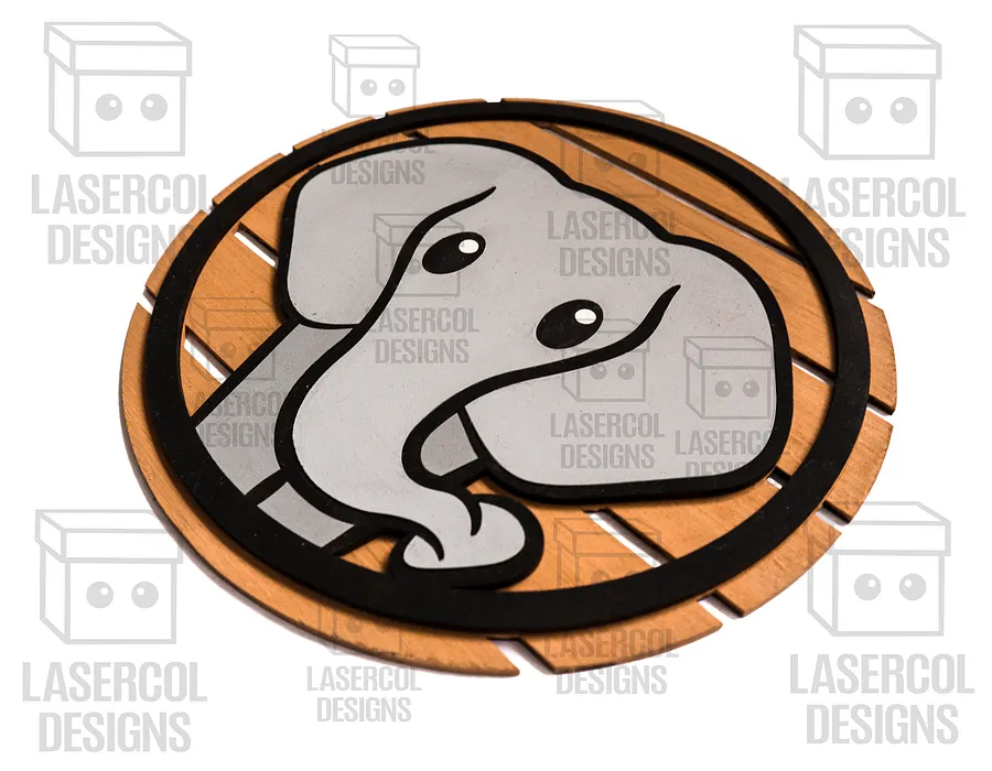 Animals DIY Paint Kit Puzzle Set 2 - Laser Cut Files product image (5)