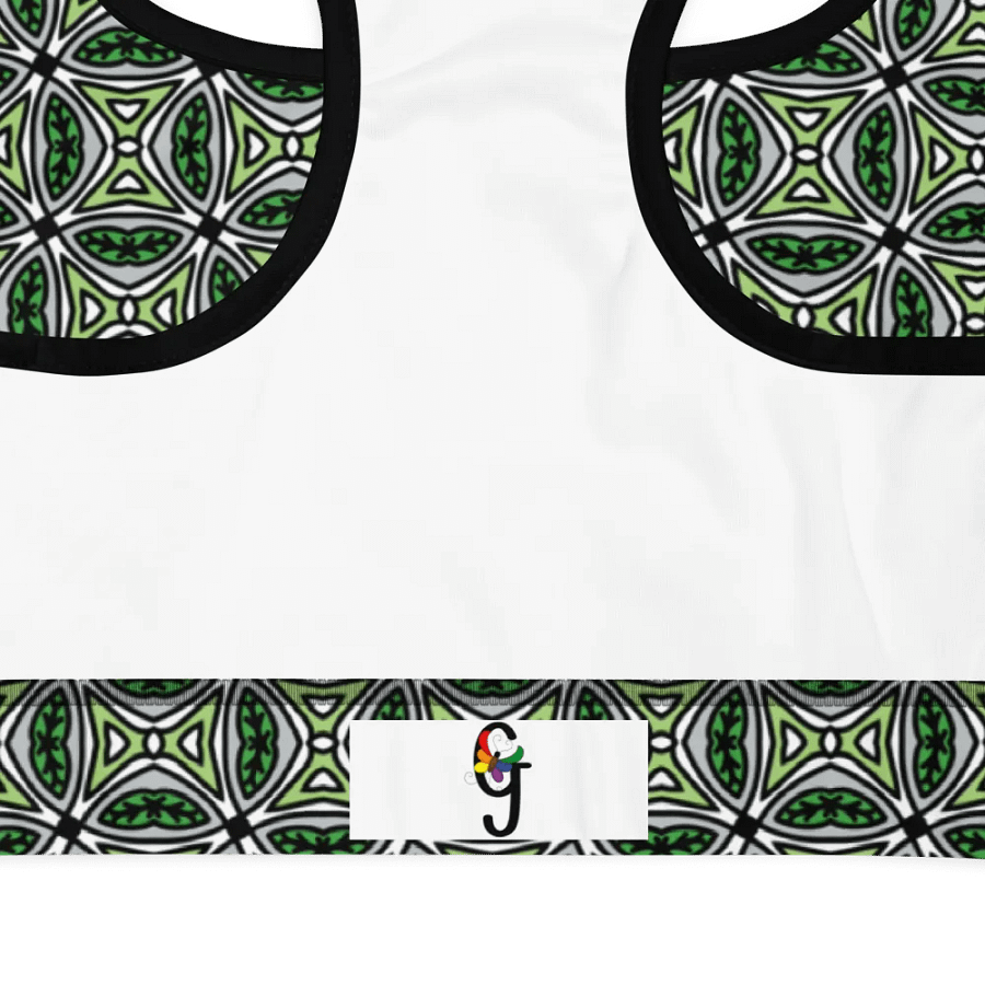 Aromantic Abstract (2) - Padded Sports Bra product image (8)