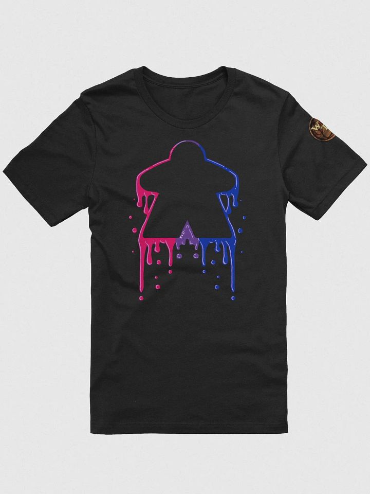 Drippy Bi Pride Meeple T-Shirt product image (2)