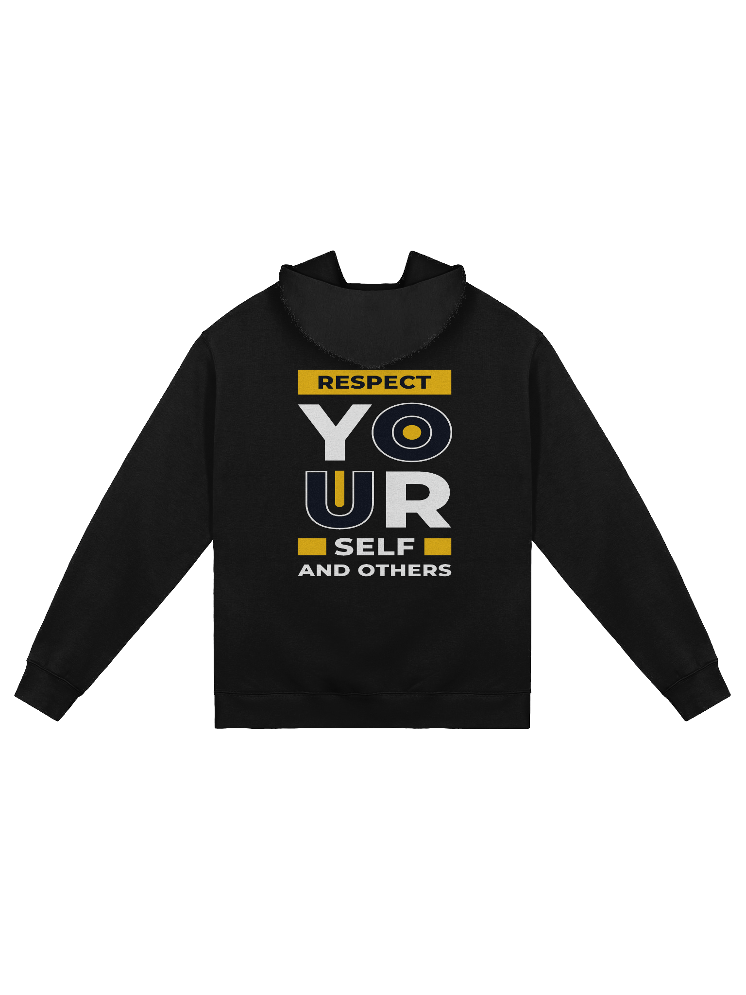 Respect Yourself and Others Hoodie – Motivational Unisex Fleece Pullover for Adults product image (2)