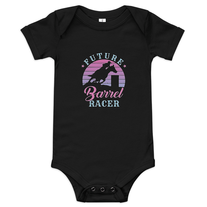Future Barrel Racer Baby Onesie product image (1)