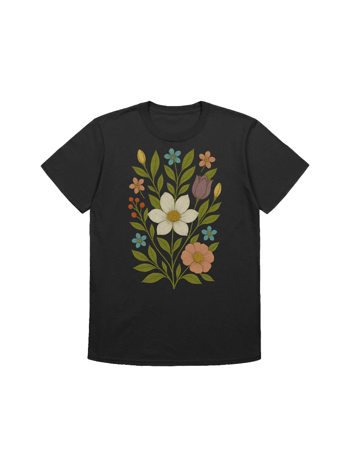 🌼 "Harmony in Nature T-Shirt – Peaceful Butterfly & Flower Calm Tee" product image (10)