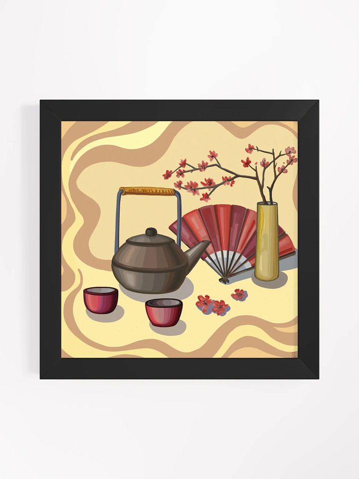 Cherry Blossom Serenity Framed Poster - Coffee shop No. 7 product image (13)
