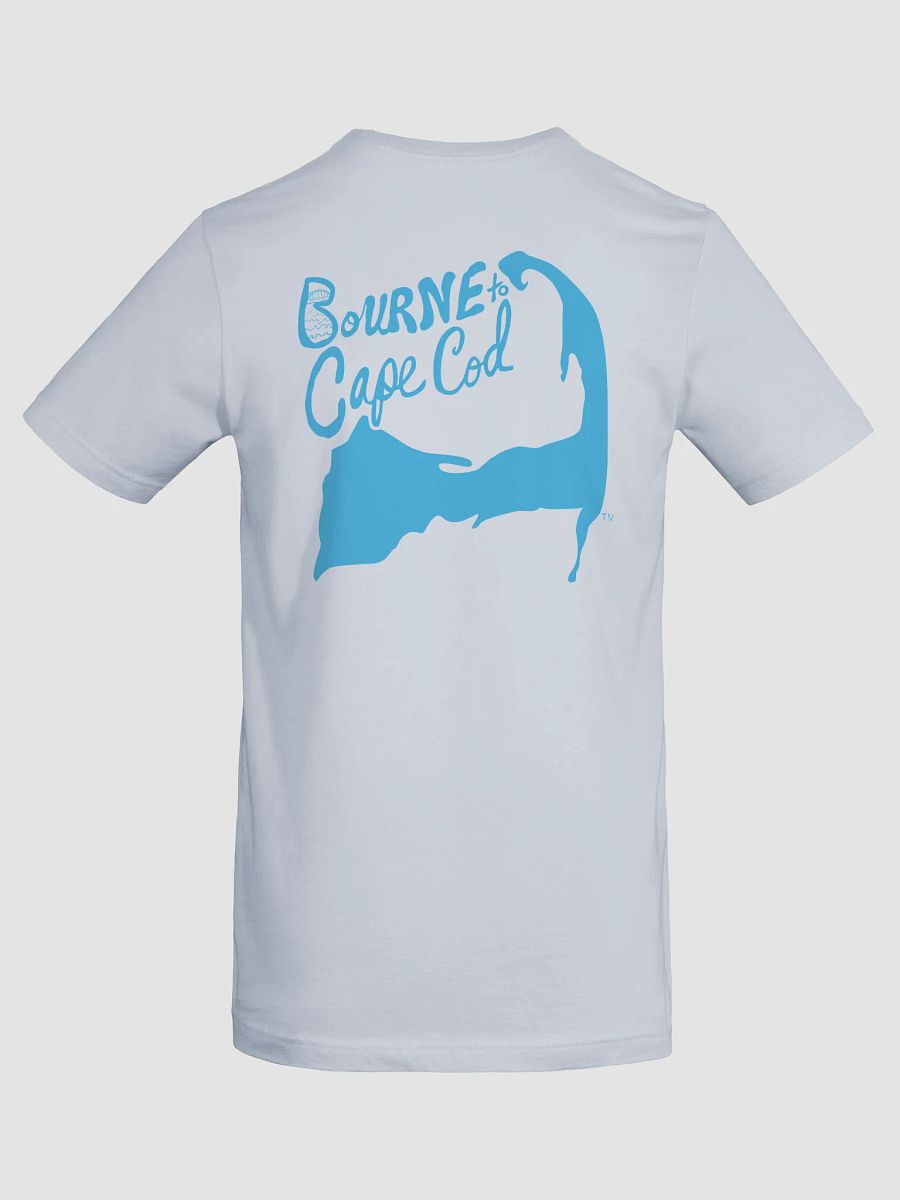 Men's | BOURNE to Cape Cod™ | Supersoft T-Shirt by Bella+Canvas | Deep Sky Blue Logo on Pastel Colors product image (71)