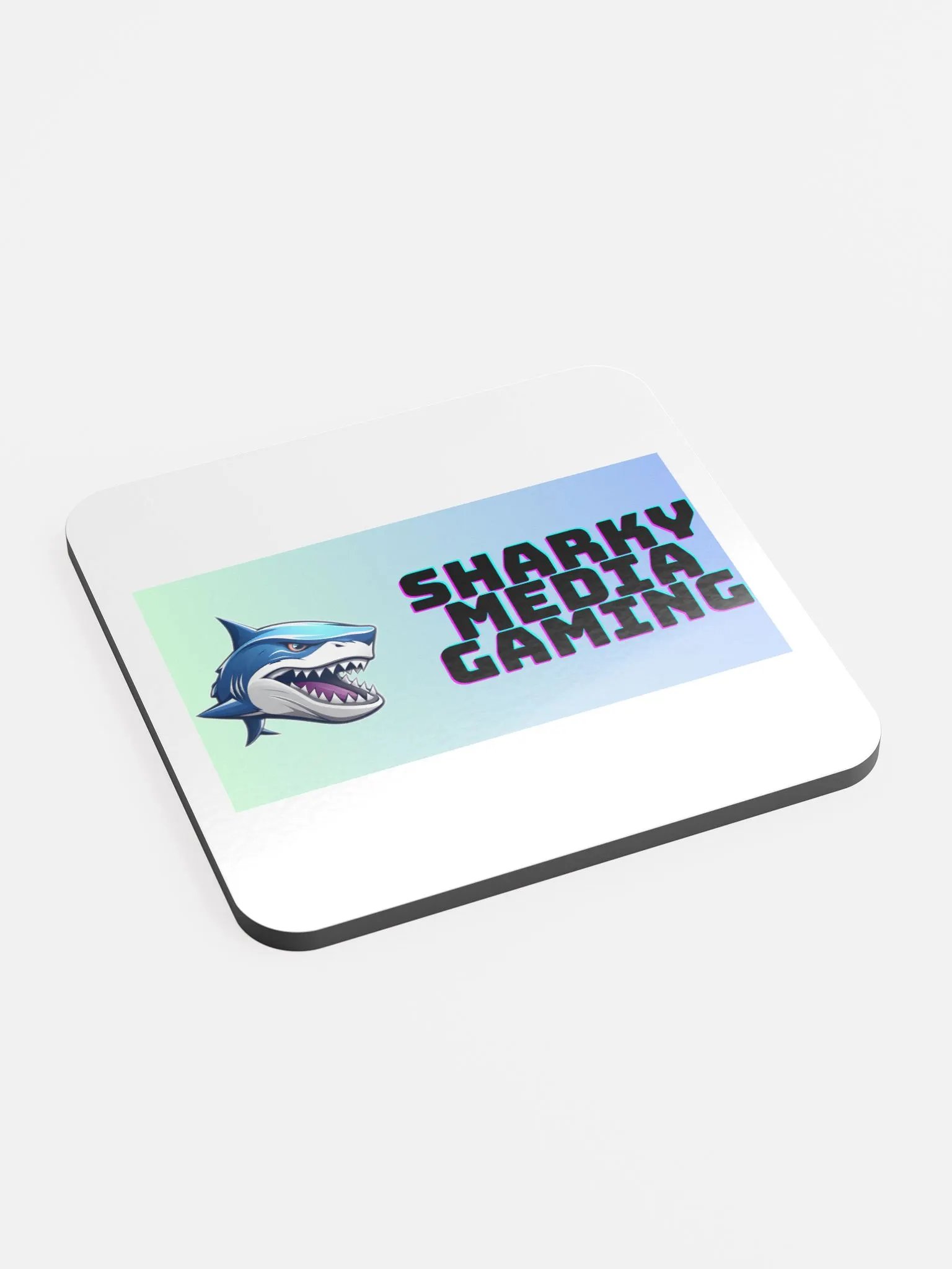 Sharky Media Gaming Coaster (Green/Blue) product image (2)