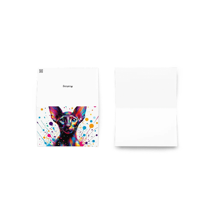 Greeting Card: Oriental Shorthair product image (2)