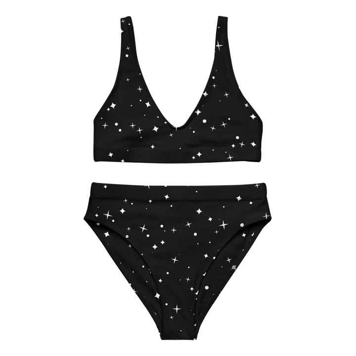 Starry Night Sky Recycled High Waisted Bikini product image (1)