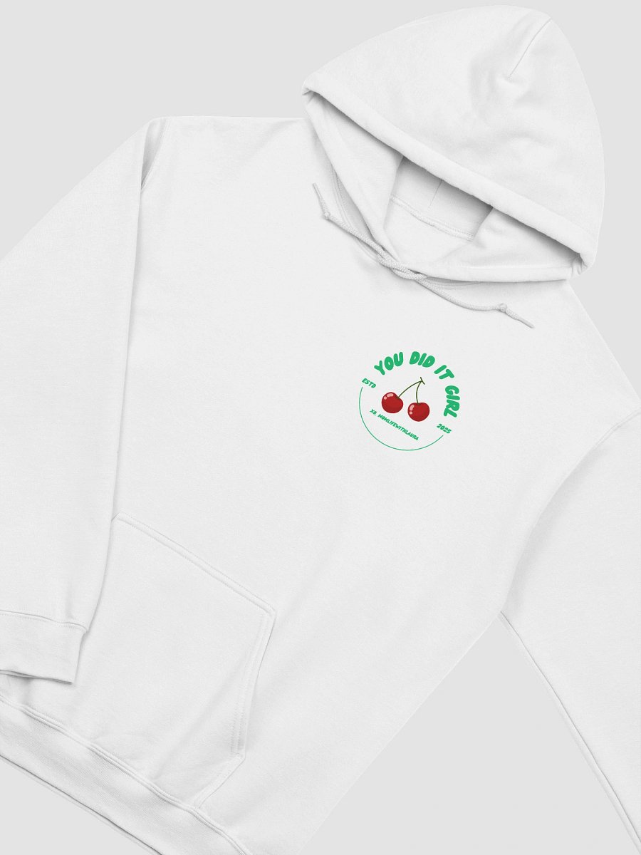 You Did it Girl Cherries Hoodie - Green/White product image (3)