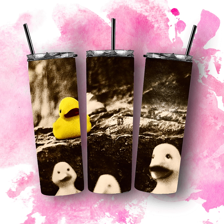 Vintage Quackers Duck Design 20oz Skinny Tumbler product image (1)