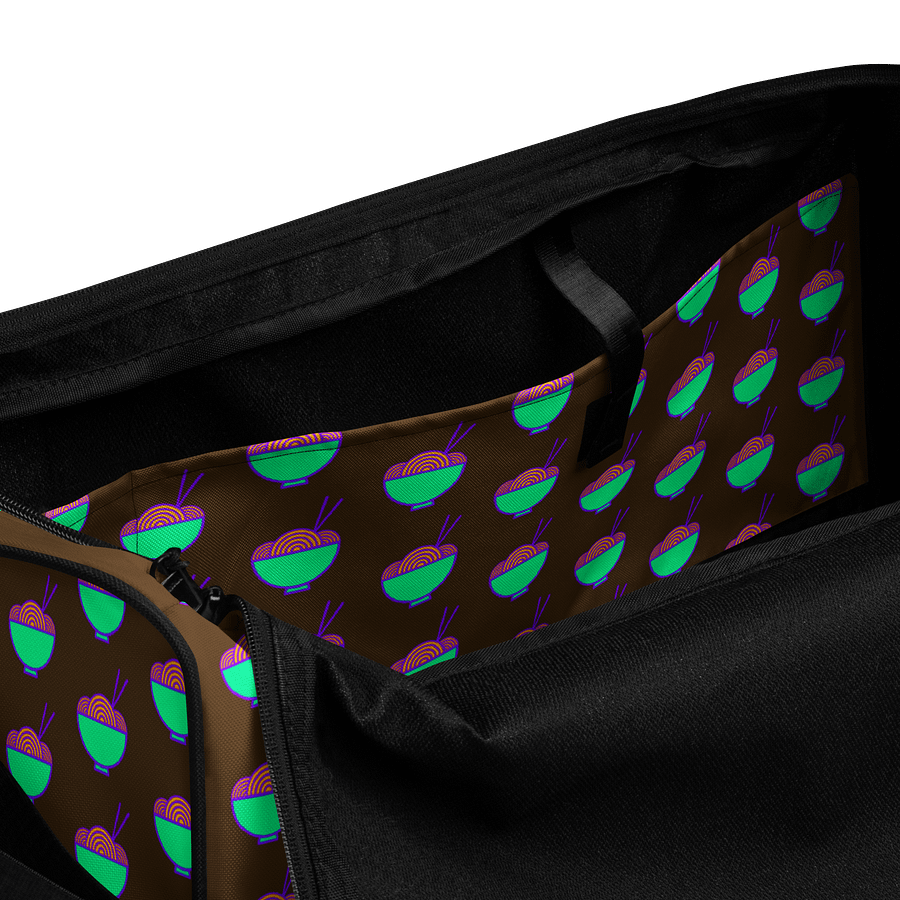 Noodle Crew Duffel Bag! (Brown) product image (6)