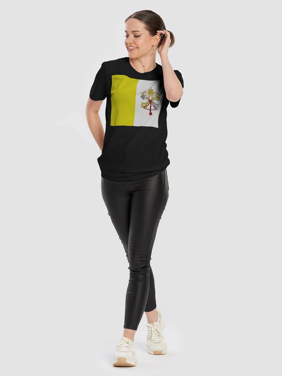 Exclusive Vatican City Flag Supersoft Unisex T-Shirt product image (2)