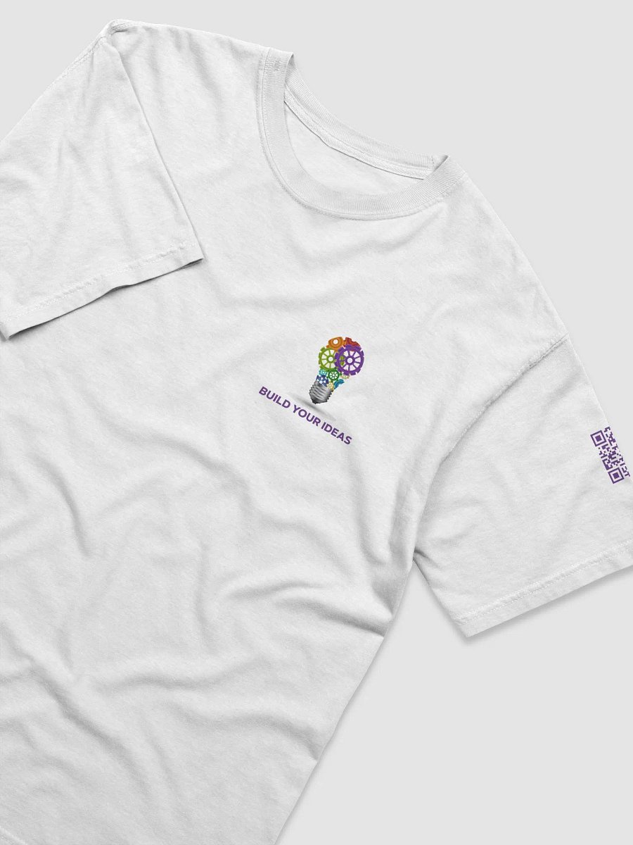 Build Your Ideas T-Shirt Crisp White With Purple product image (3)