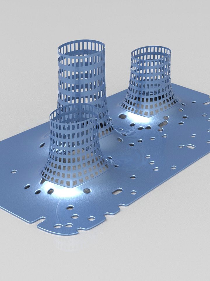 Parametric Tower Facade Manipulation Design Grasshopper Rhino Files Download product image (1)