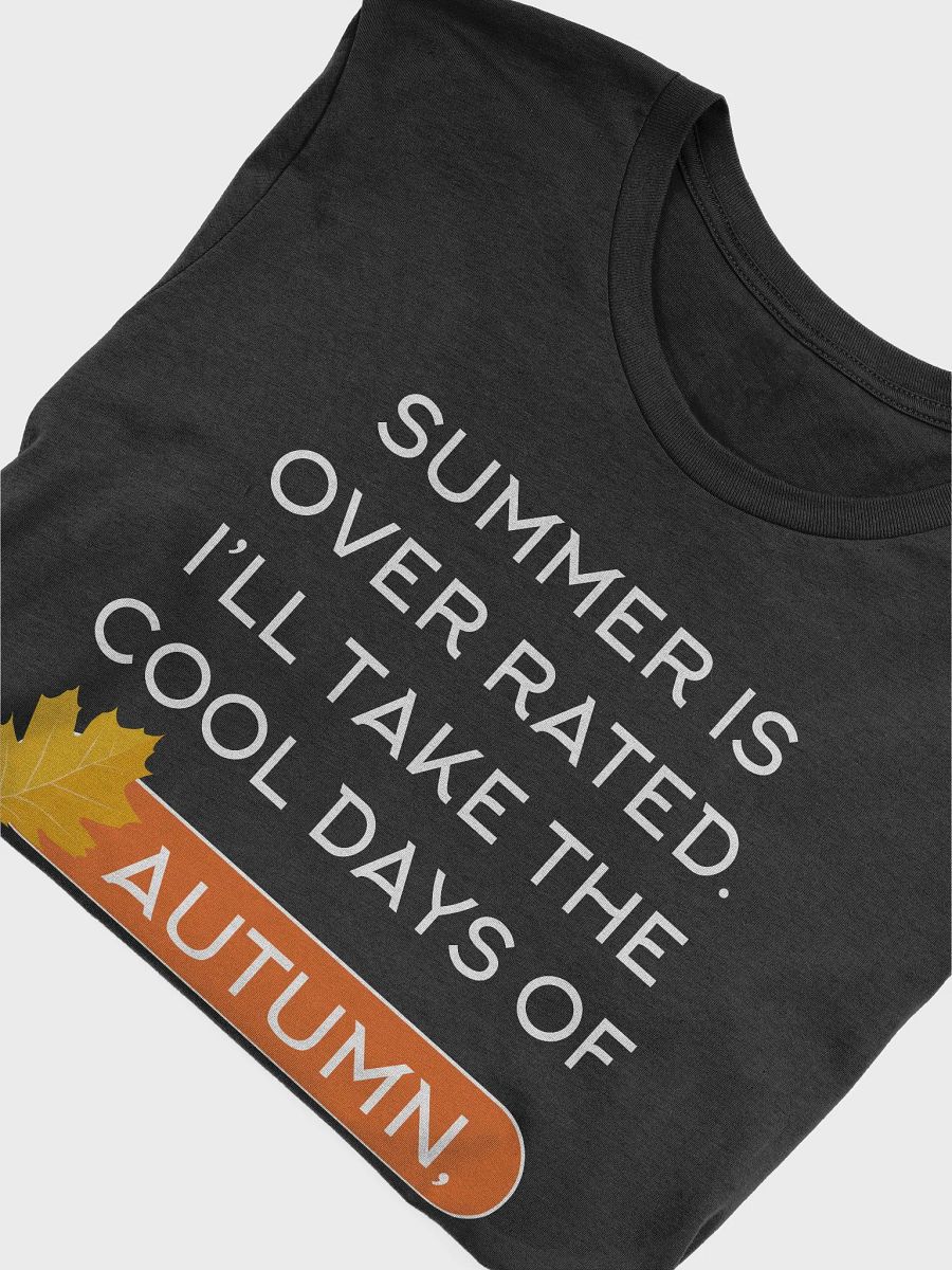 🍂 Summer is Overrated, I'll Take the Cool Days of Autumn T-Shirt | Funny Fall Season Shirt | Cozy Autumn Lover Tee product image (29)