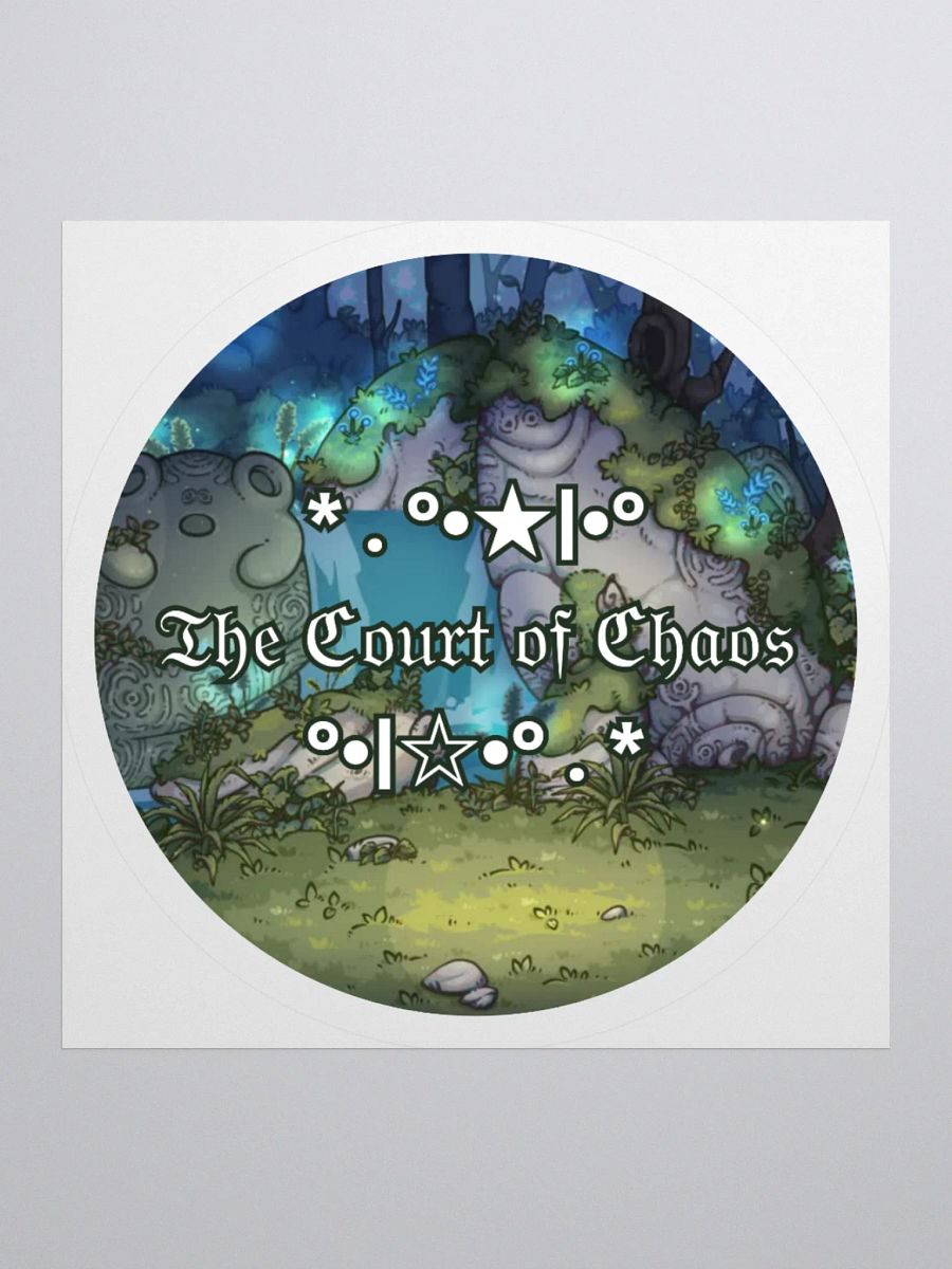 The Court of Chaos Sticker product image (1)