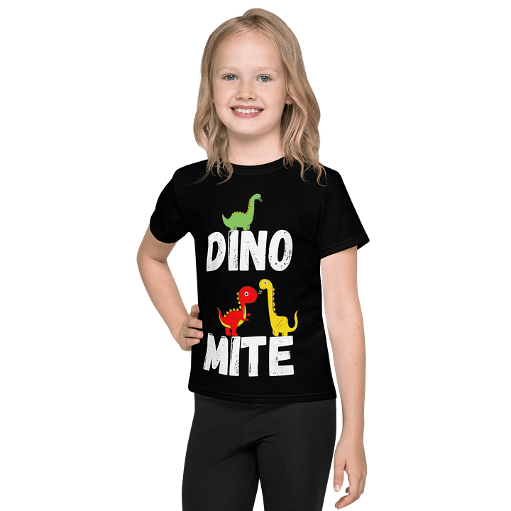 Dino Mite Dinosaur Tshirt for kids product image (1)