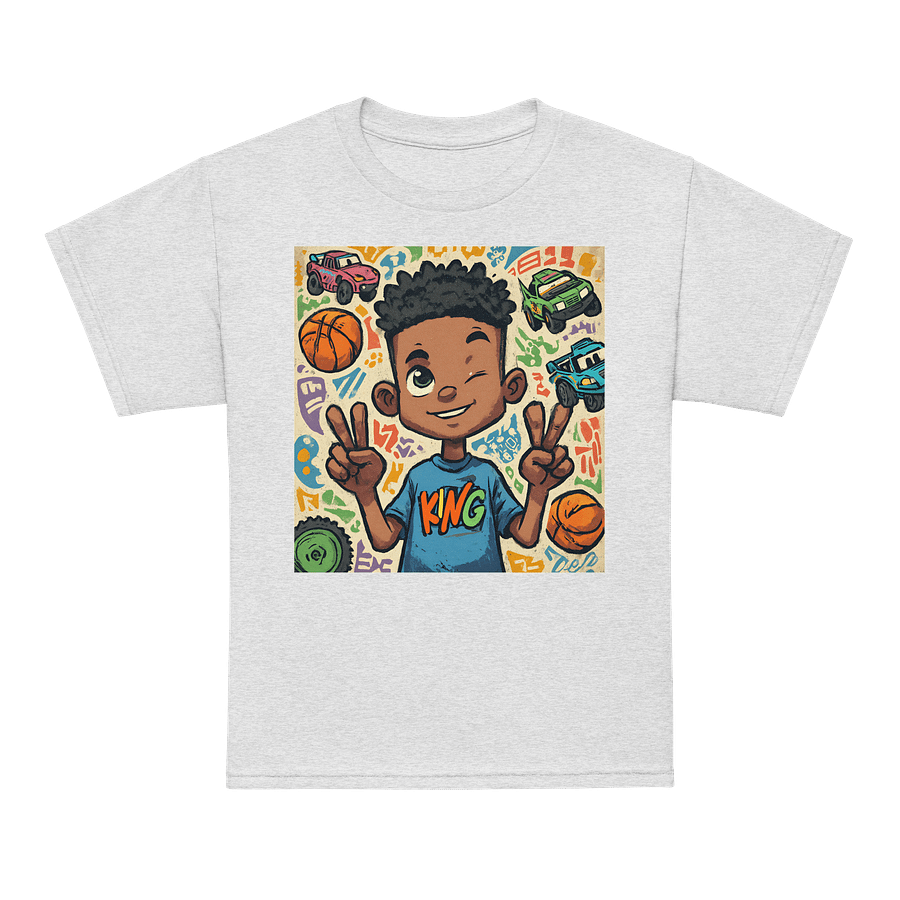Cheerful King Youth Sports Tee product image (7)