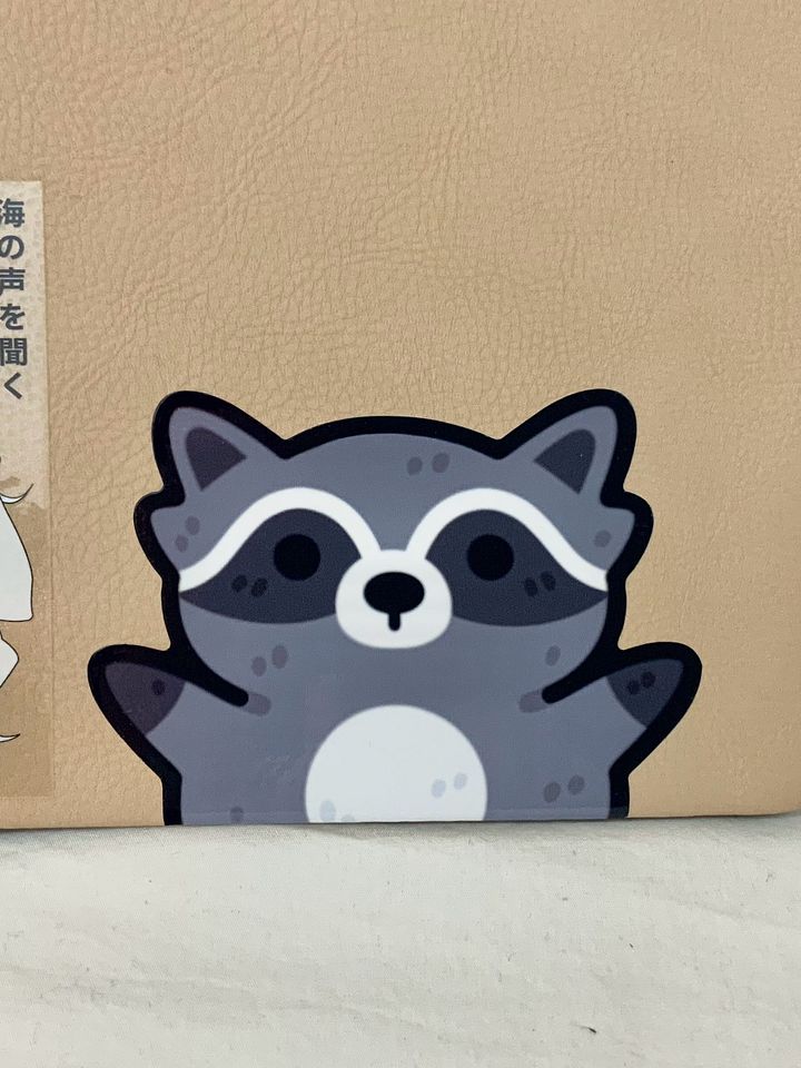 Raccoon Peaker Sticker product image (2)