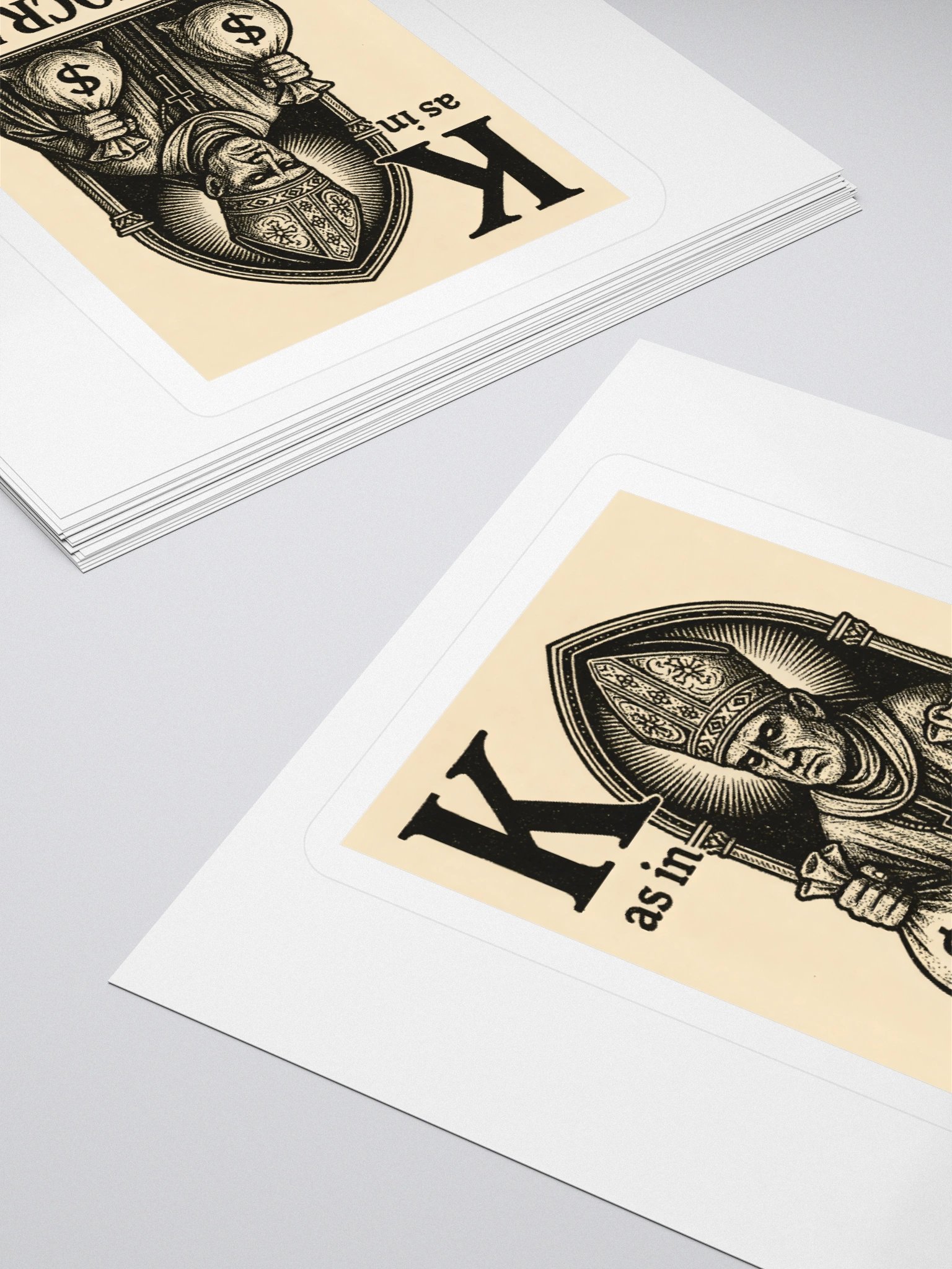 K as in kleptocracy sticker by dark alphabet product image (12)
