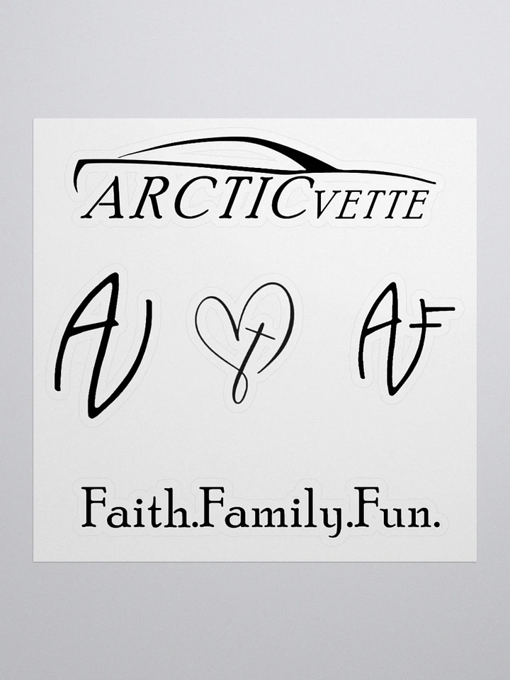 Arctic Vette Sticker Set product image (1)