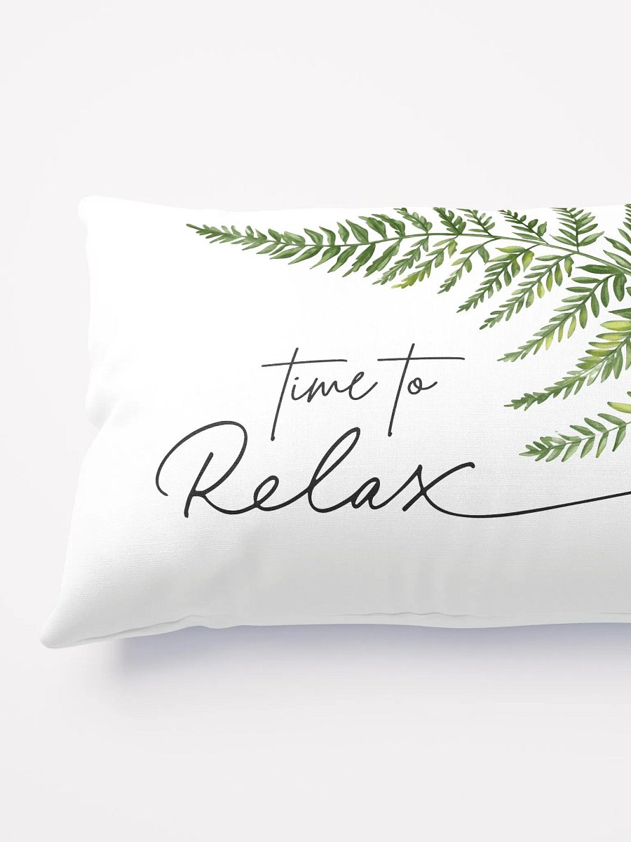 Time To Relax Fern Leaves Pillow product image (4)