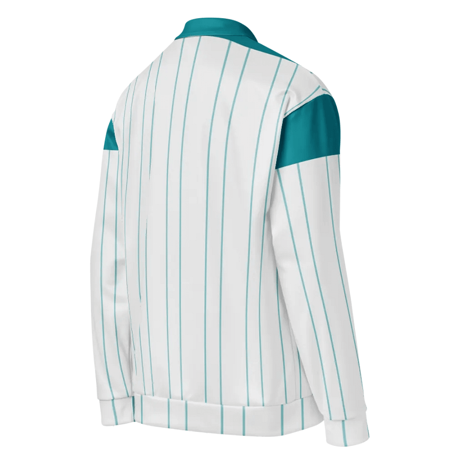 Teal Horizon All-Over Bomber Jacket product image (9)