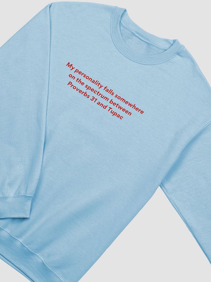 Proverbs 31 x Tupac Crewneck Sweatshirt product image (6)