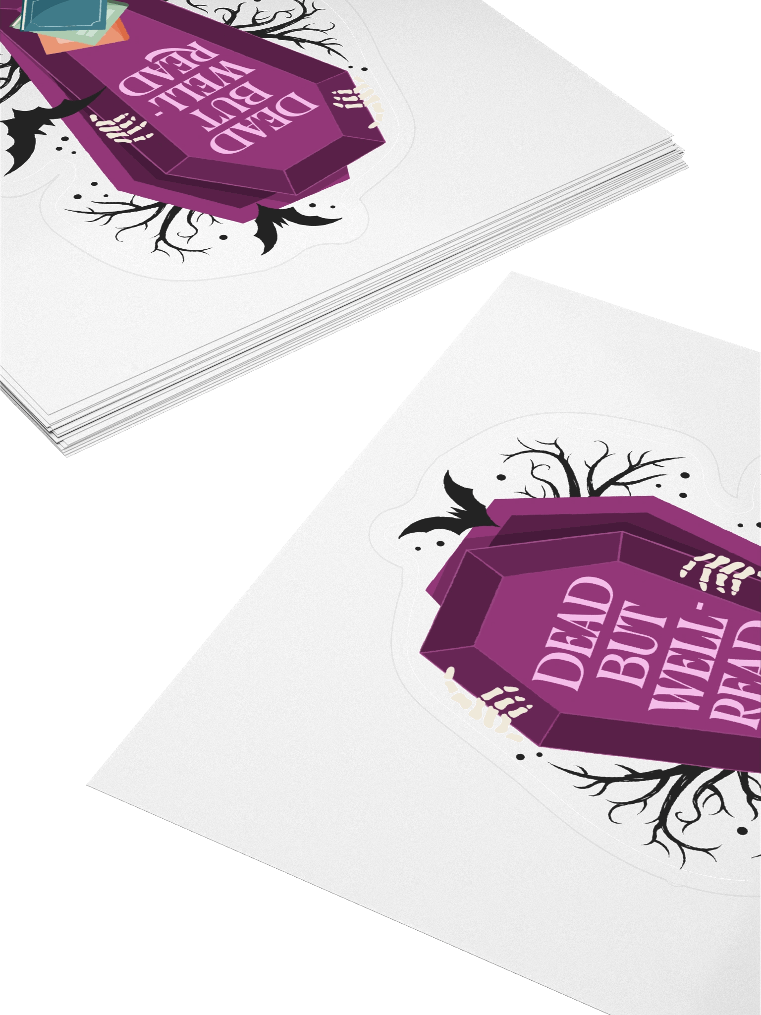 Dead But Well-Read Stickers product image (4)