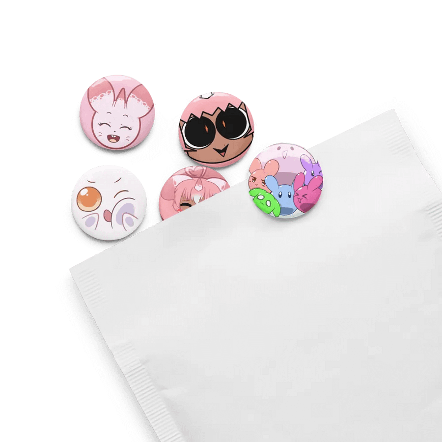 Jammy and Co. Pin Button Set (5PCs) product image (4)