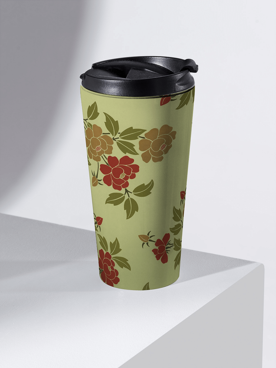 Japanese Floral. 15oz. Stainless Steel Mug product image (2)
