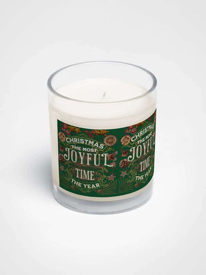 Joyful Christmas Soy Wax Candle for mom friends family friends colleagues product image (2)