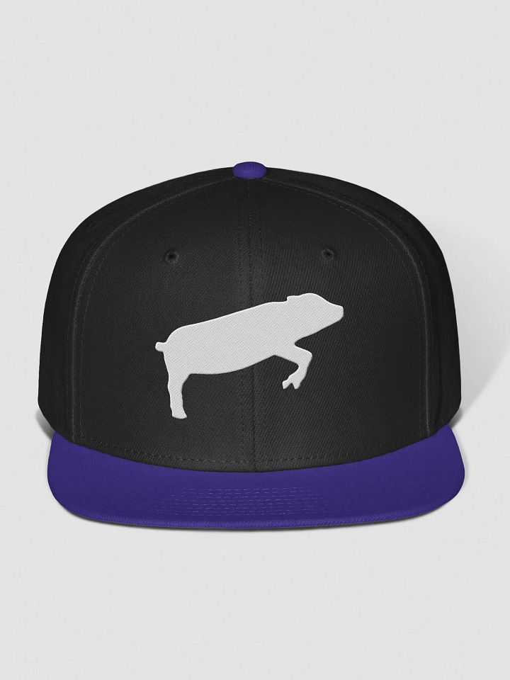 Leaping Pig Logo LIGHT (Otto Wool Blend Snapback Cap) product image (2)