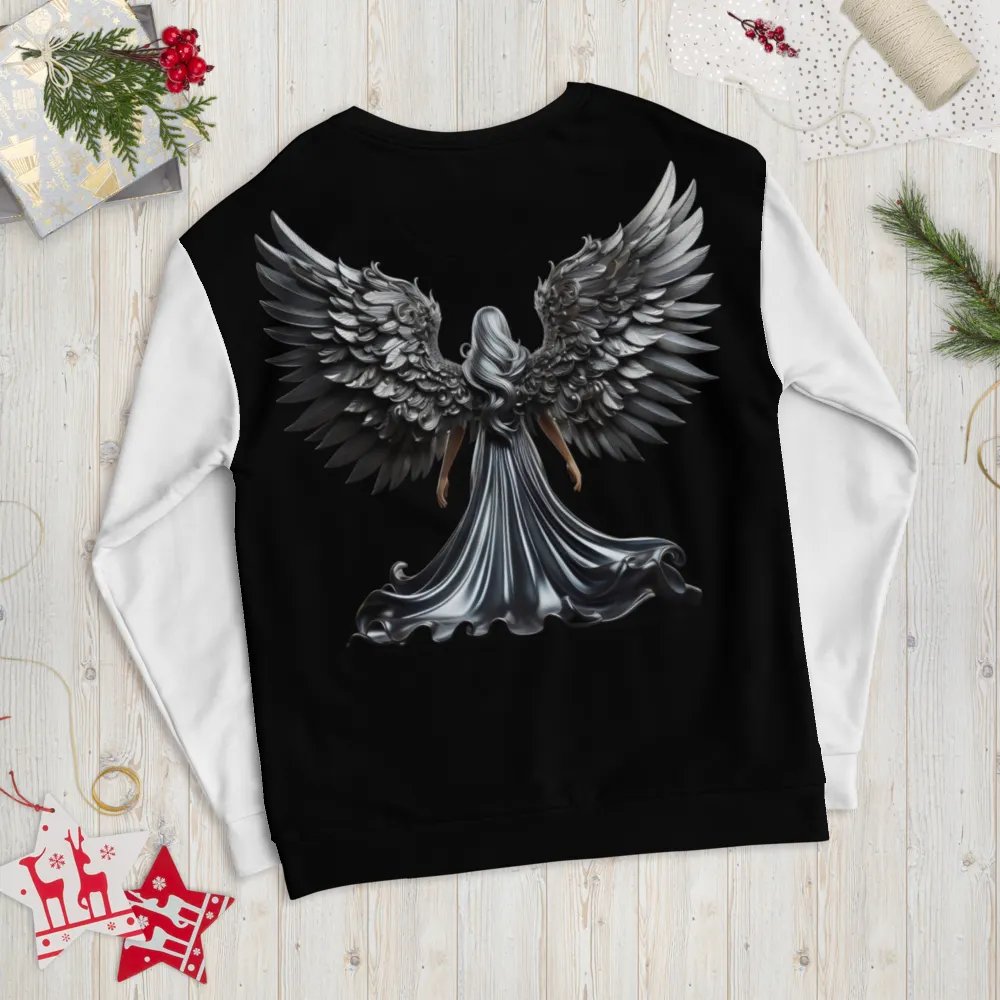 A Silver Angel and Cross - Unisex Sweatshirt #7 product image (9)