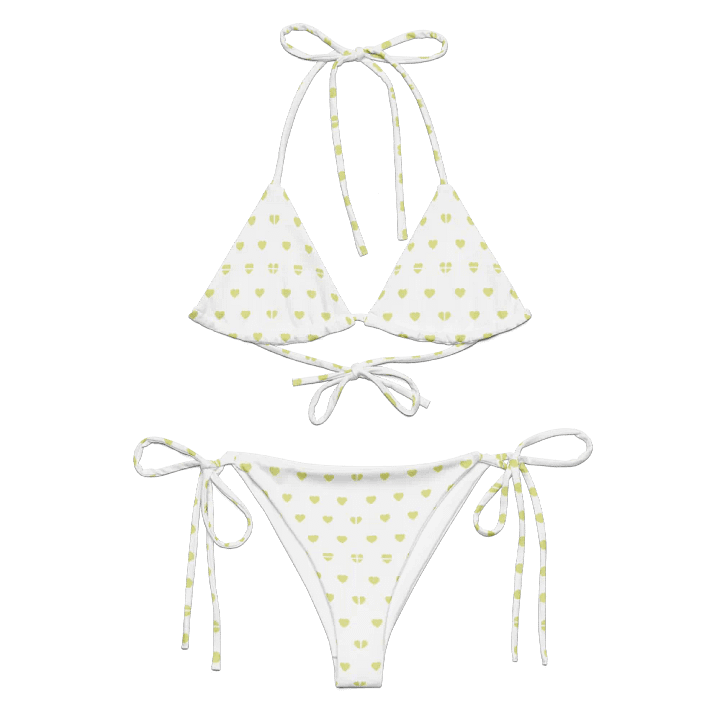 Pastel Heart Seamless Pattern String Bikini - v8 product image (1)
