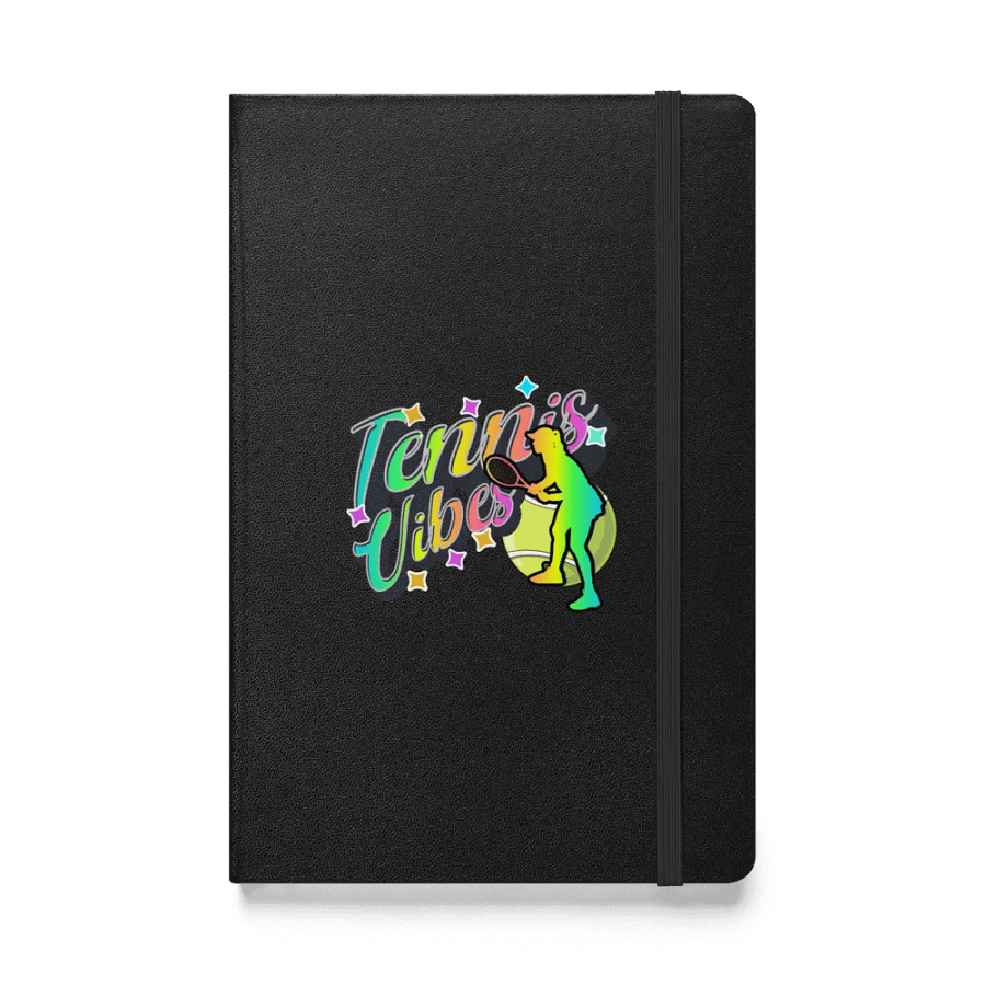 Tennis Vibes Female Neon Hardcover Journal product image (1)
