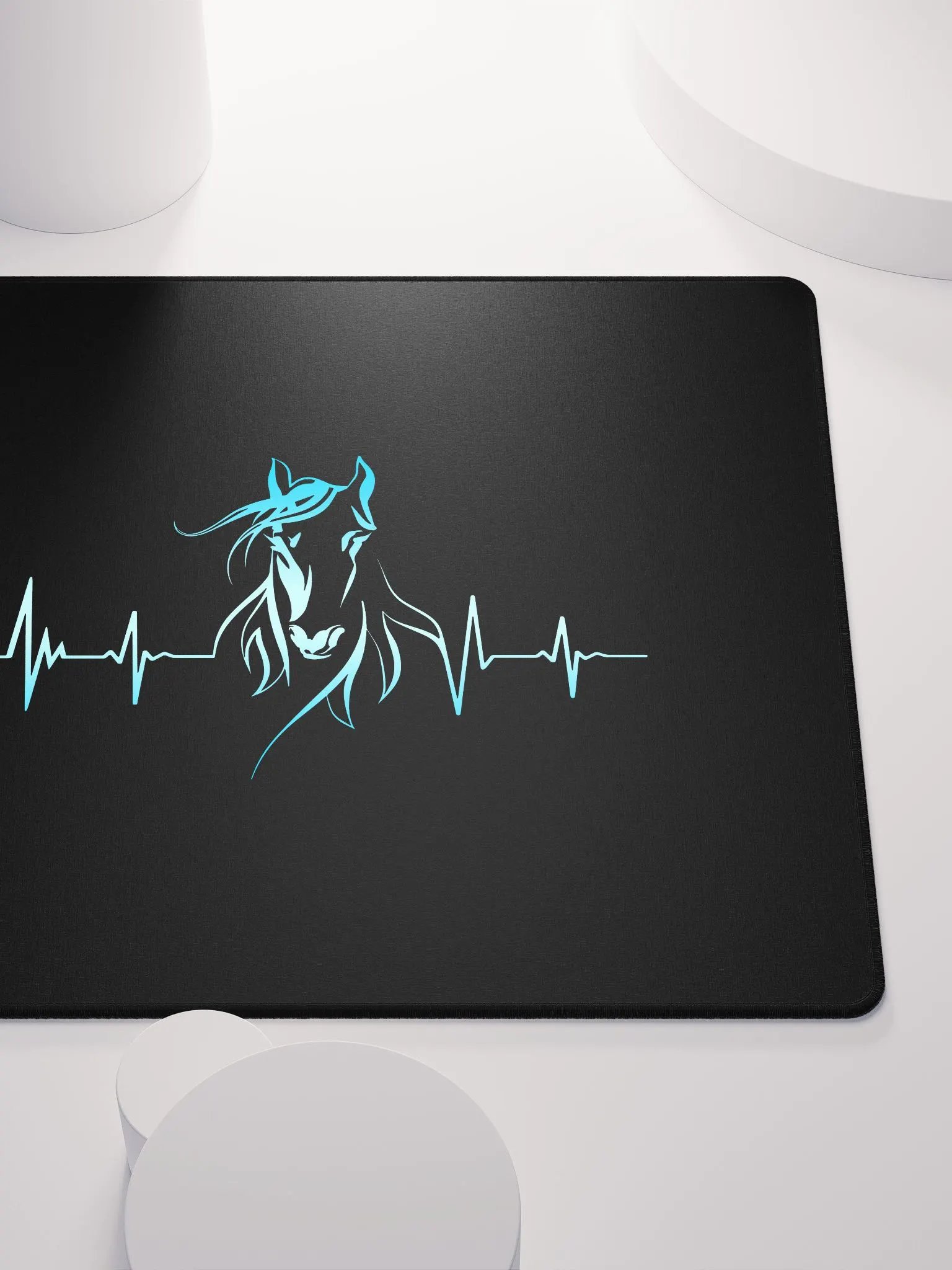 Horse Heartbeat Gaming Mouse Pad product image (5)