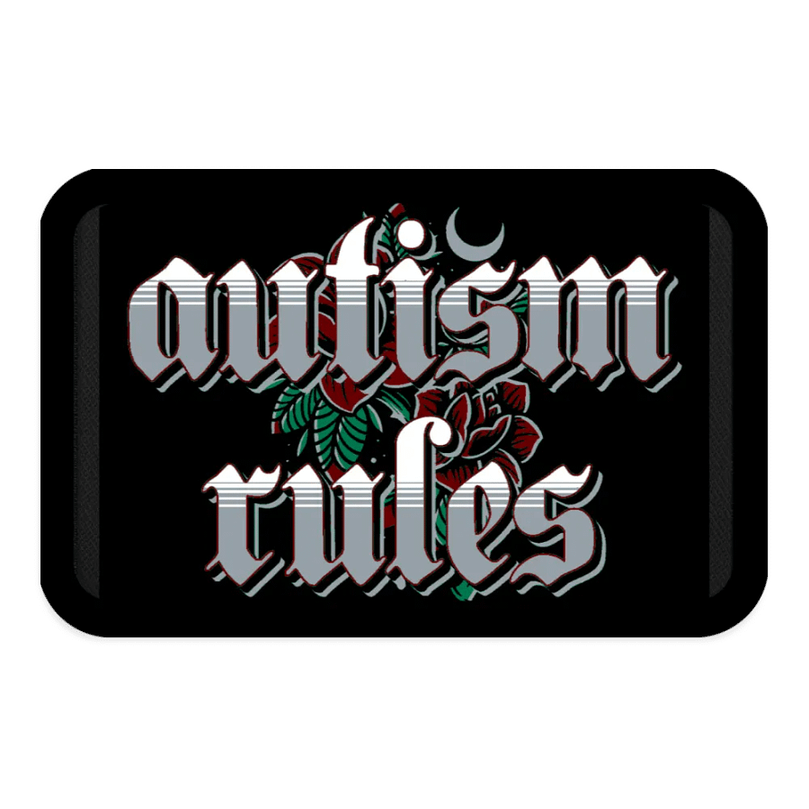 Vibrant Autism Rules Patch product image (1)