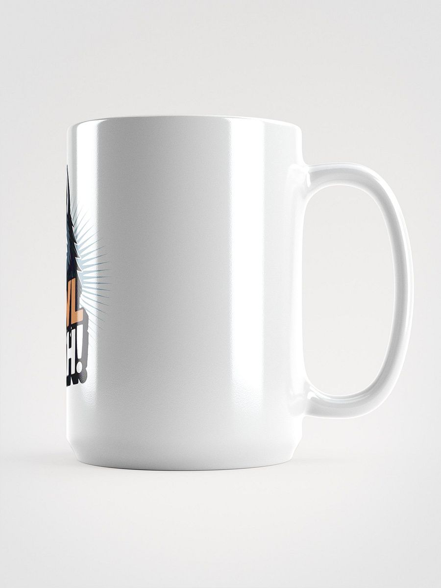 Howl Yeah! Playful Husky White Glossy Mug product image (3)