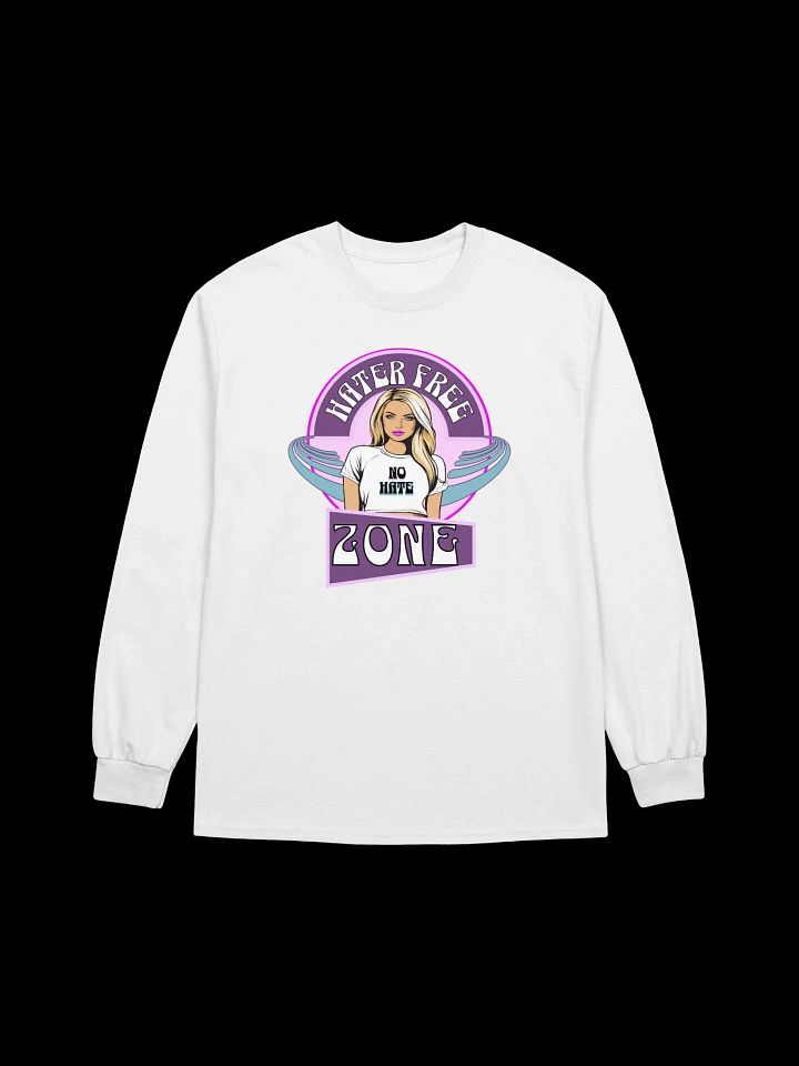 Hater Free Zone - Gildan Ultra Cotton Unisex Long Sleeve T-Shirt product image (7)