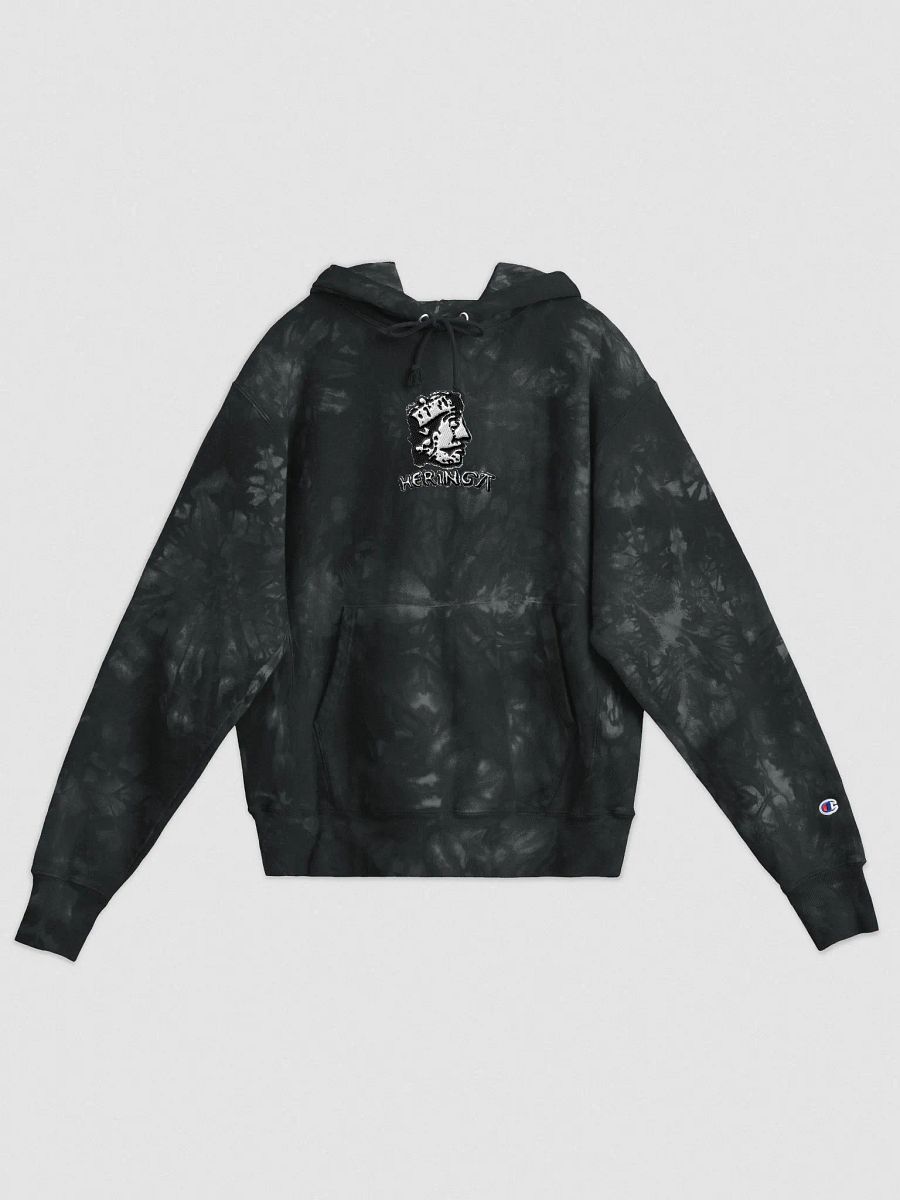 HERINGA LOGO EMBROIDERED CHAMPION TIE-DYE HOODIE product image (1)