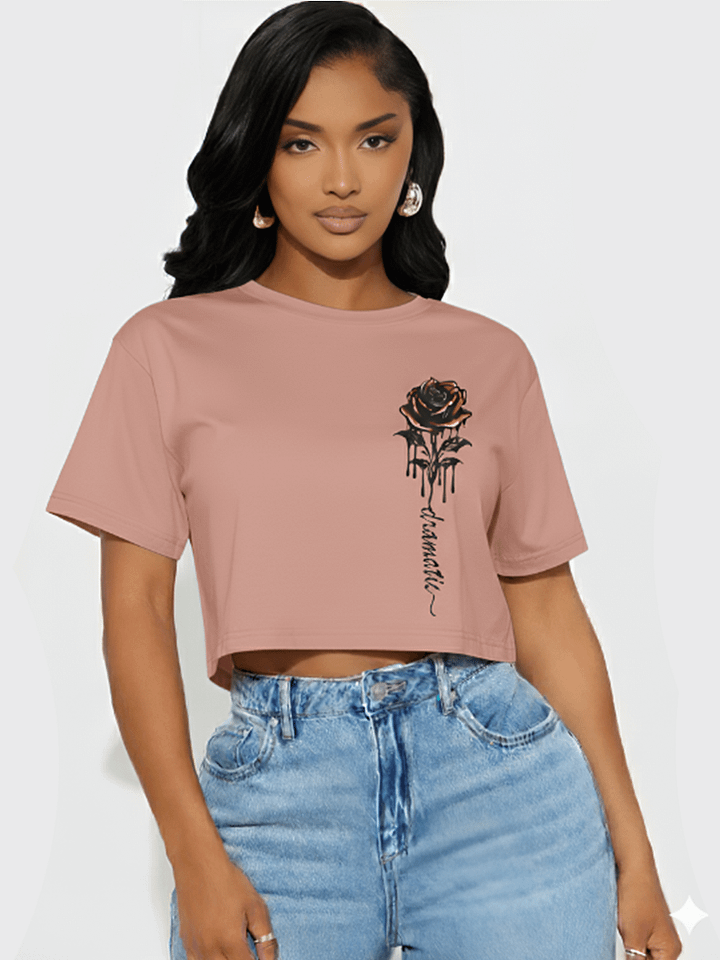 DRAMATIC ROSE x CROP TOP product image (1)
